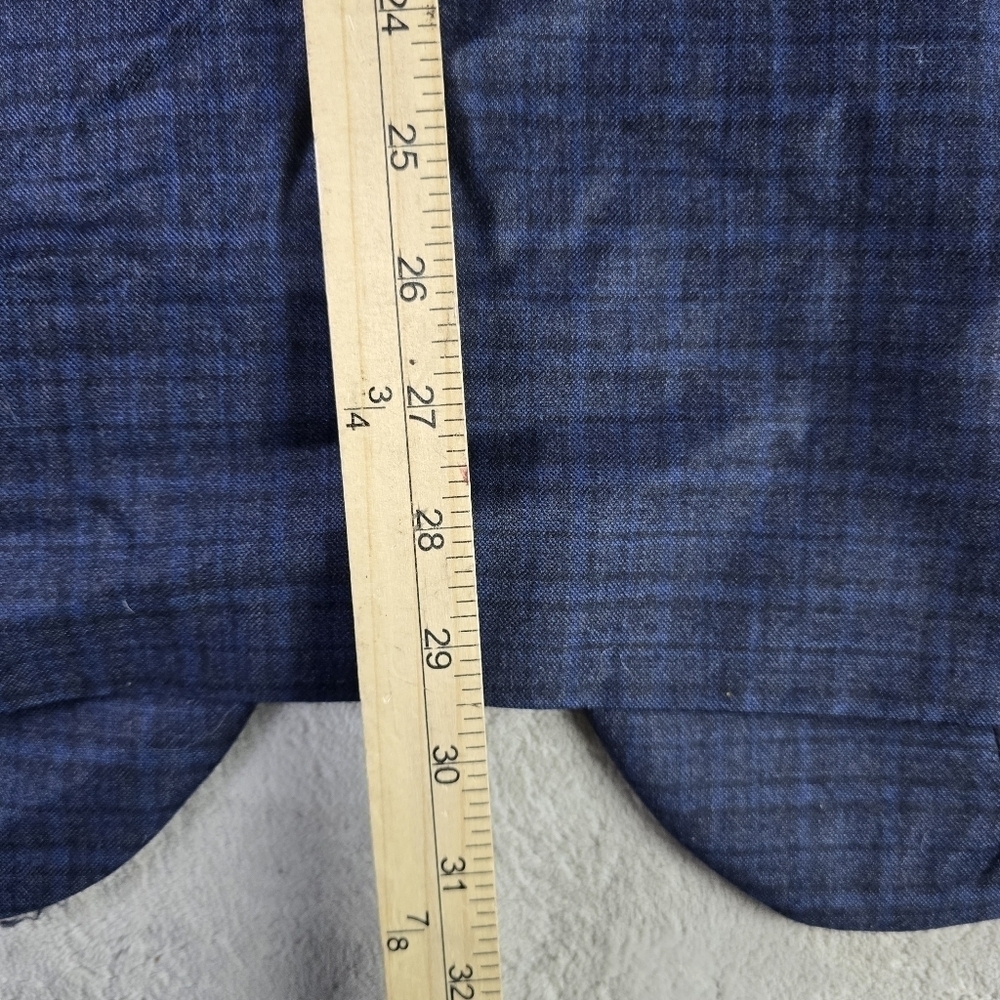 JOS A BANK Blazer Men’s 46R Blue Plaid Wool Cashmere Blend E. Thomas - Picture 8 of 11